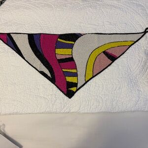 Beaded bandana scarf